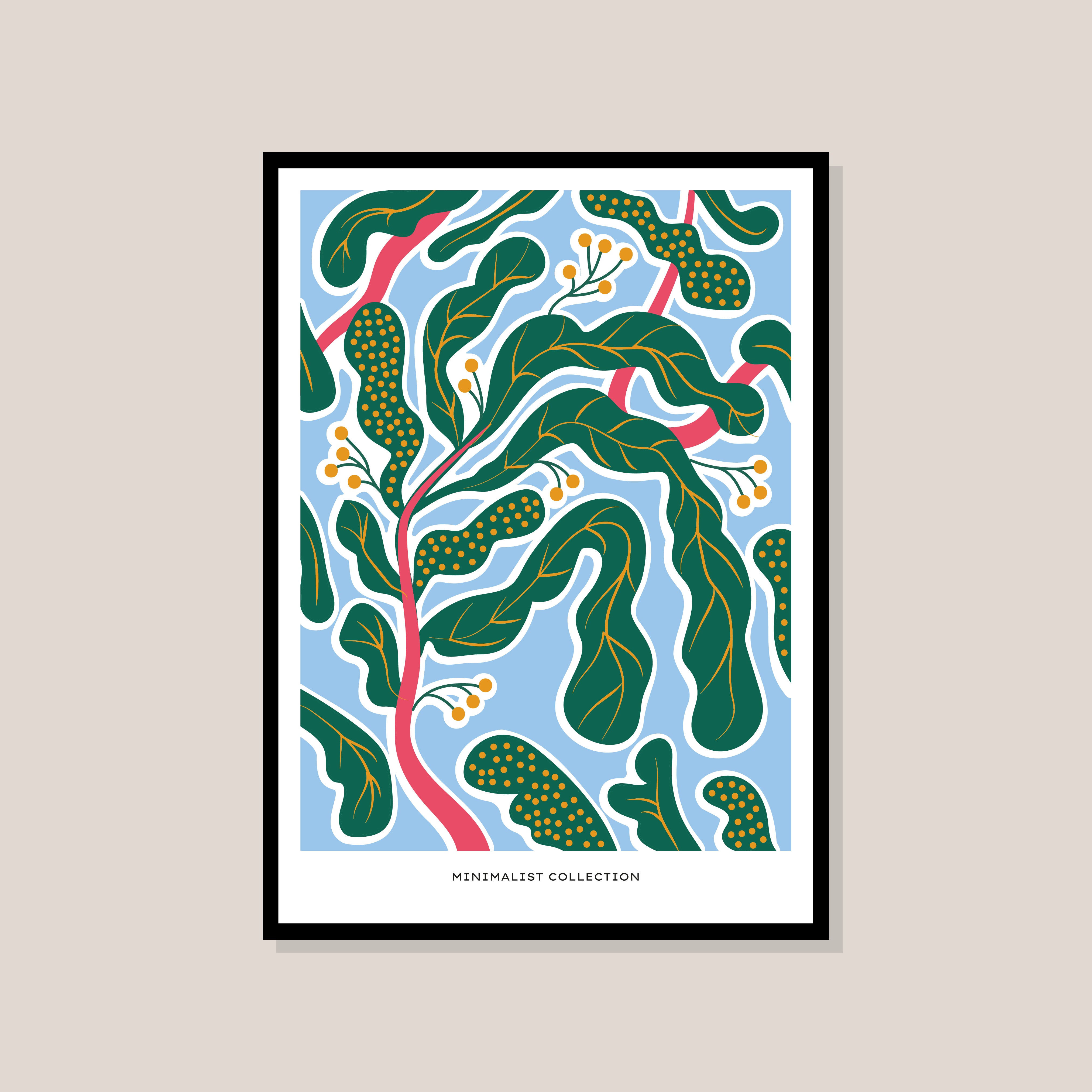 Where Vibrant Leaves and Butterflies Come Alive on Canvas